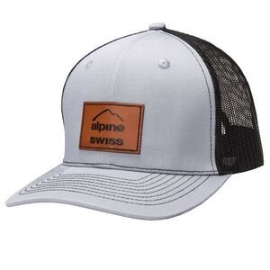 Alpine Swiss Mens Trucker Hat Snapback Mesh Back Cap Adjustable Baseball Cap